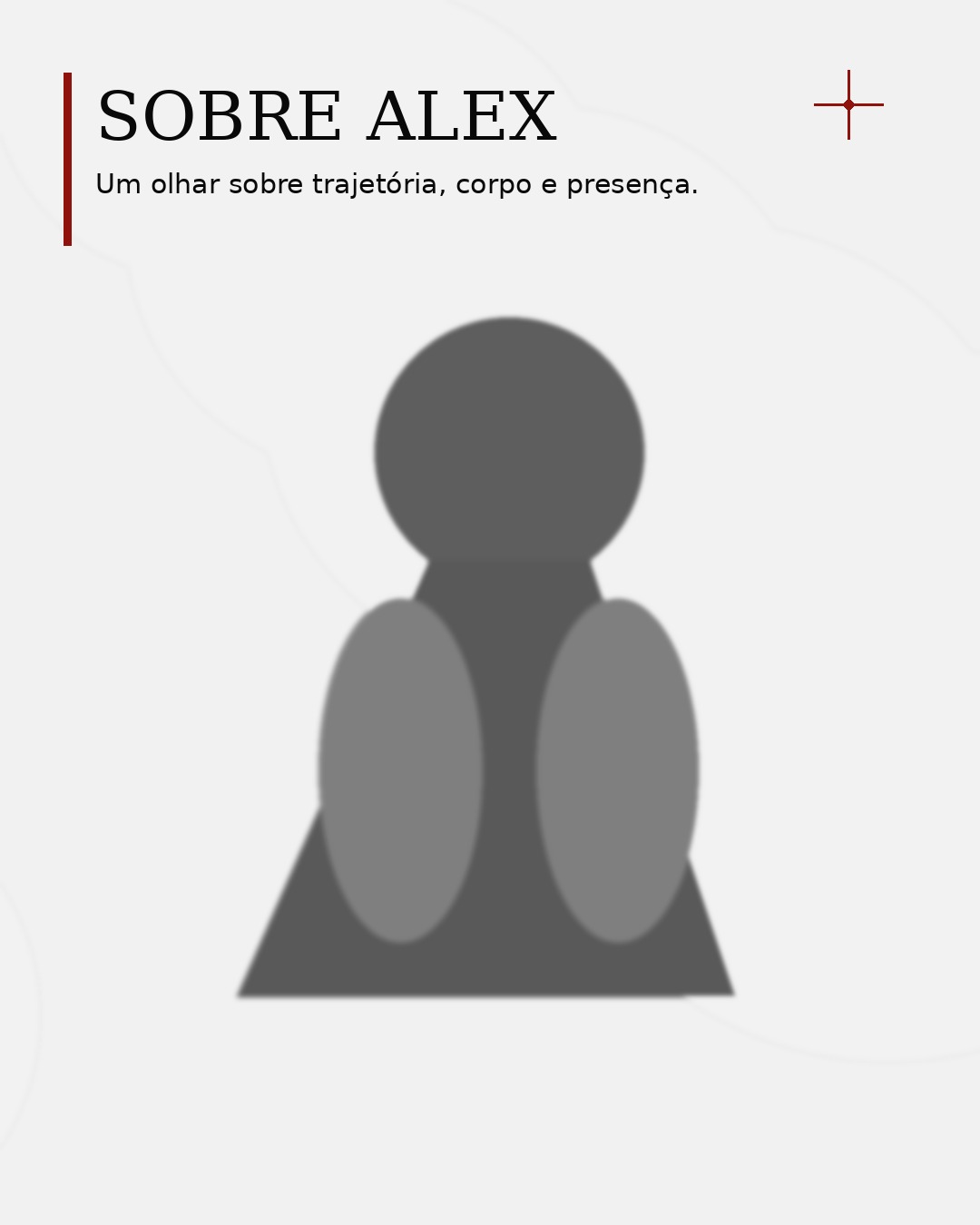 Placeholder editorial da apresentação de Alex Cruz